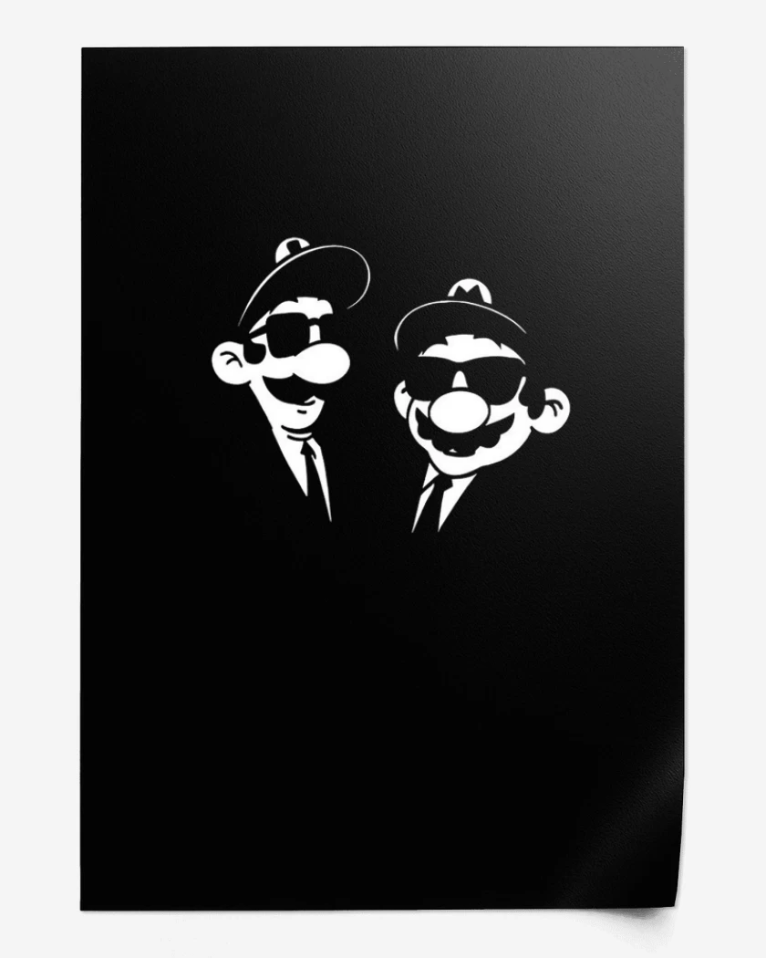 Print The blues brothers
