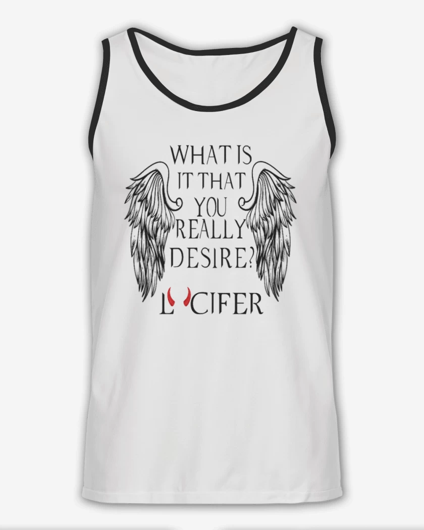 Sudadera Blanco de lucifer in hell 2