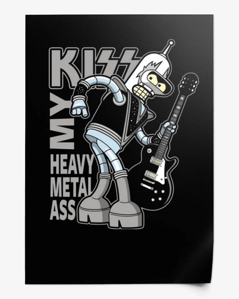 Print Bender kiss
