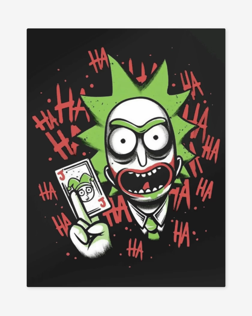 Print metalico Negro de Rickjoker