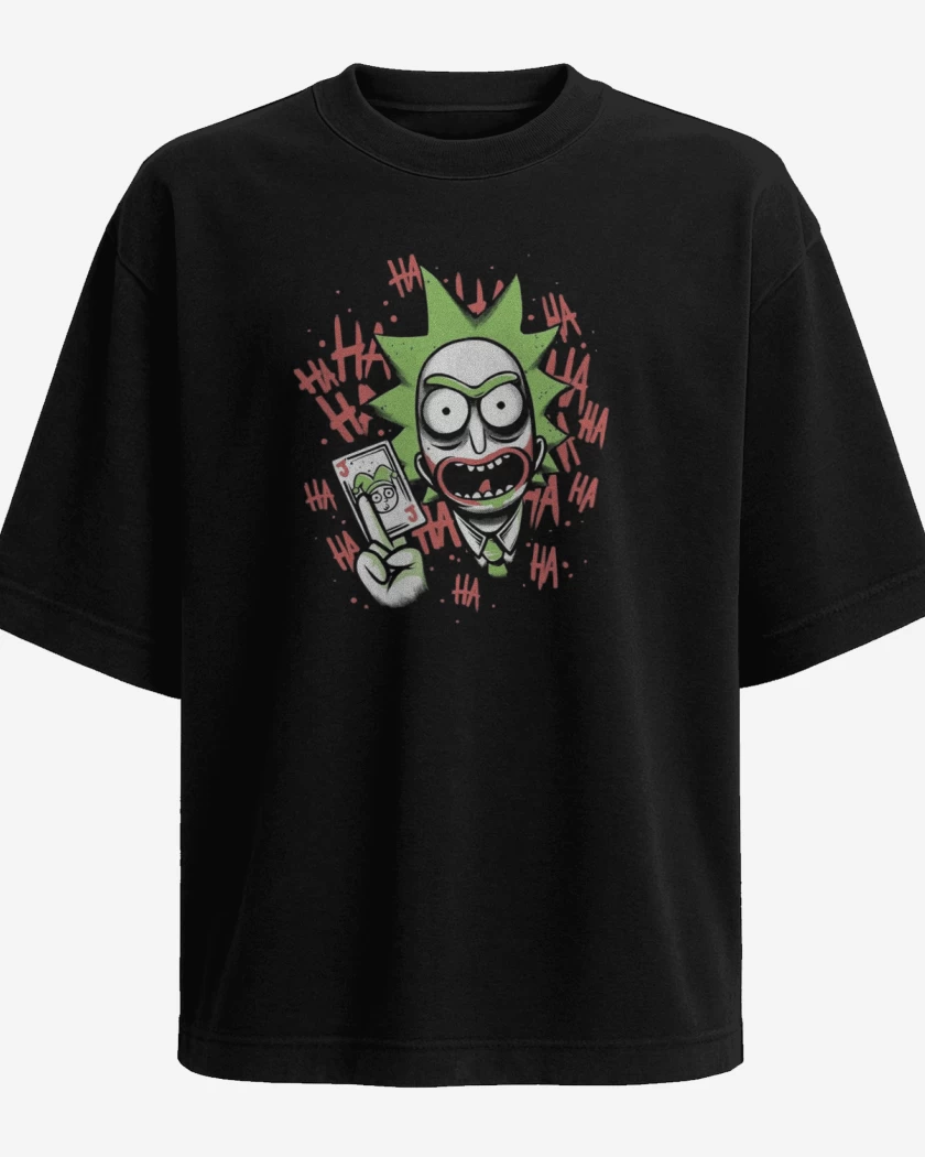 Polera Oversize Negro de Rickjoker