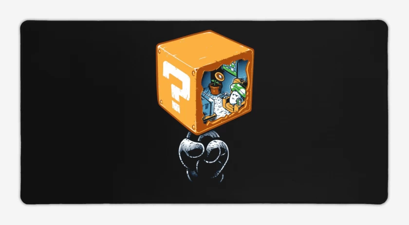 Mouse pad Gamer Negro de Livehouse