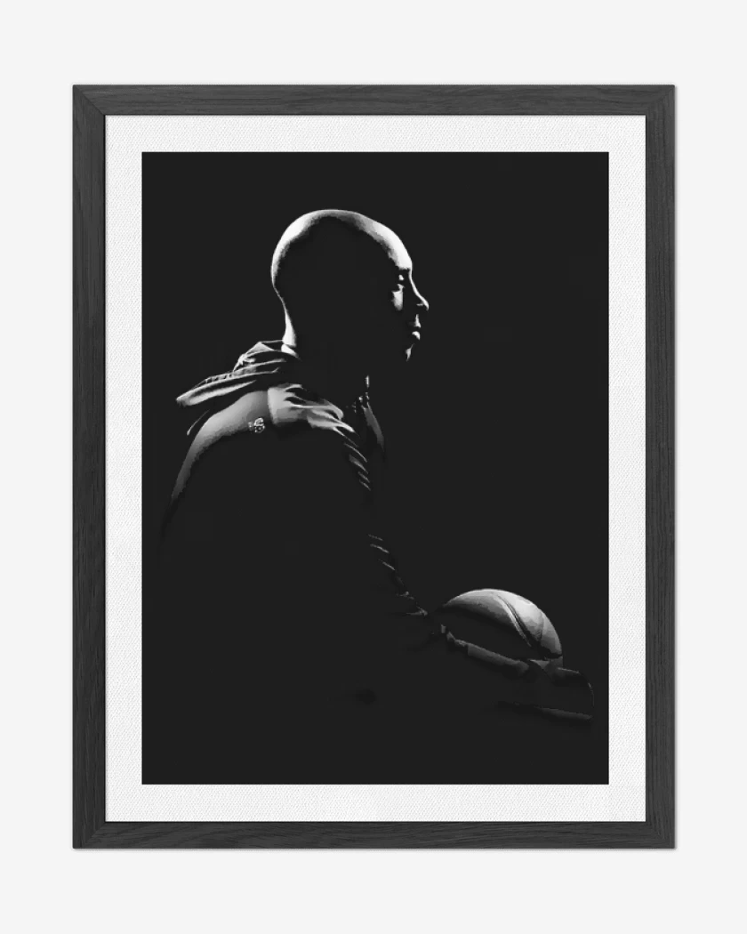 Cuadro decorativo Negro de Kobe tela 1 