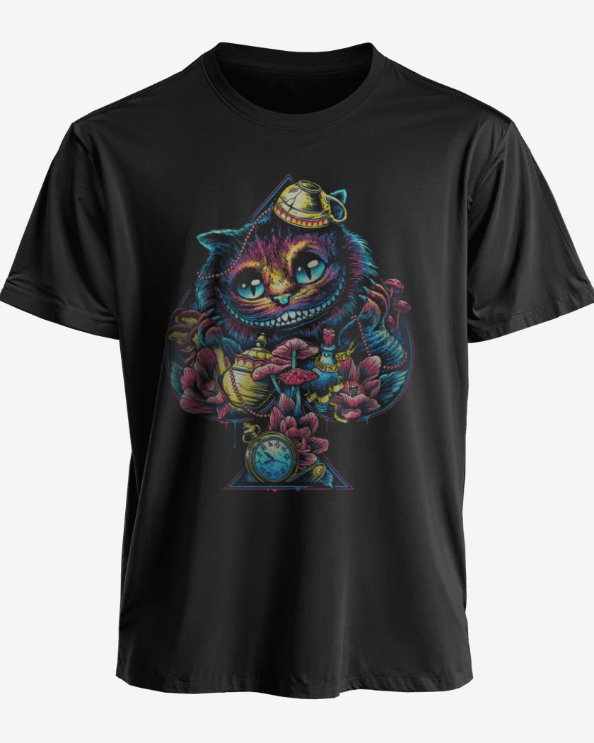 Polera Gato de alicia