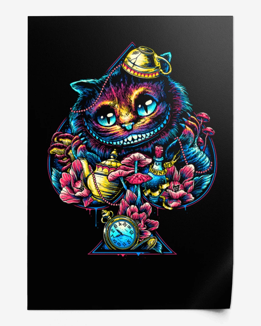Print Gato de alicia