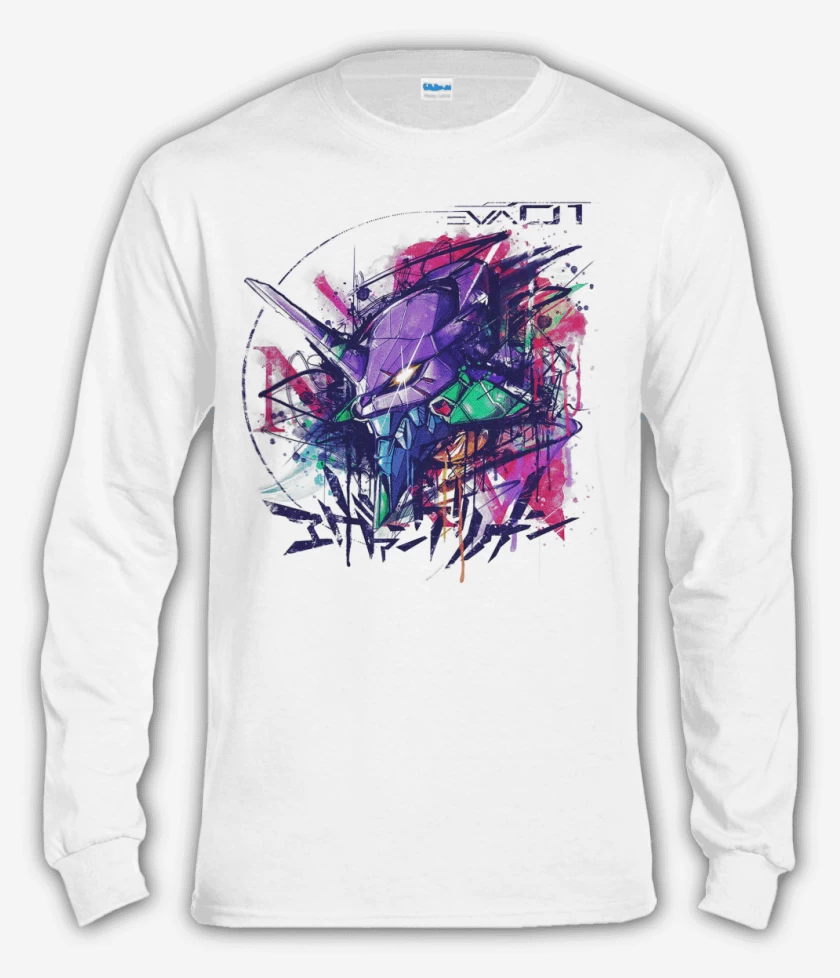 Polera manga larga Blanco de Eva uno