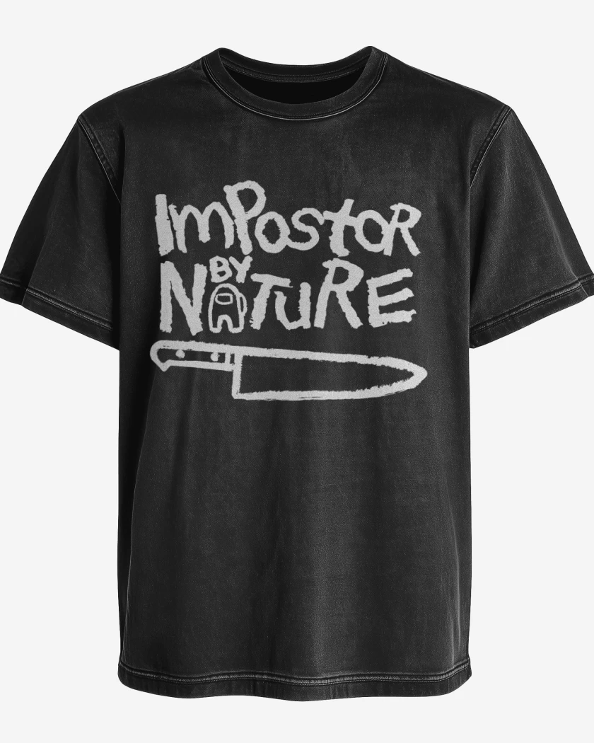 Polera desgastada Among us
