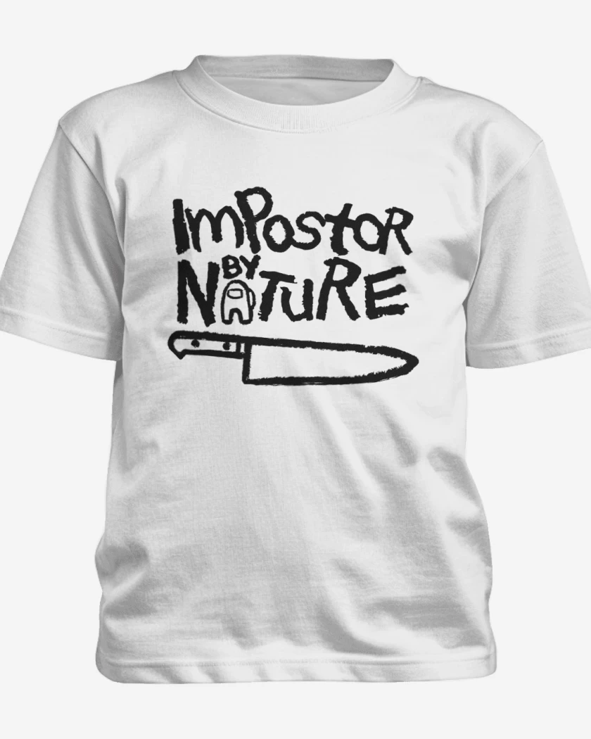 Polera de niño Blanco de Among us 2