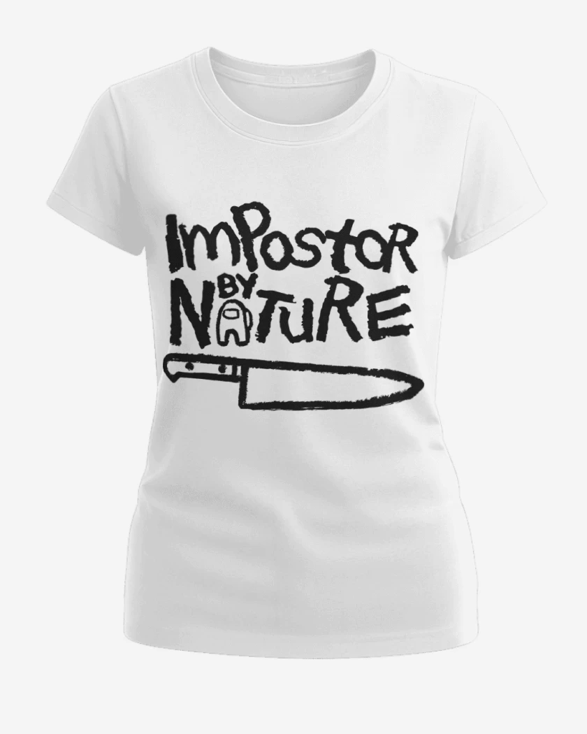 Polera de Mujer Blanco de Among us 2