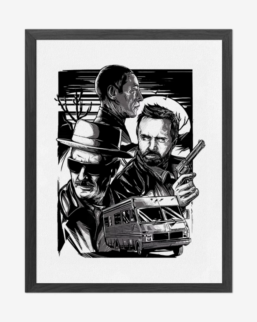 Cuadro decorativo Blanco de Breaking baaad