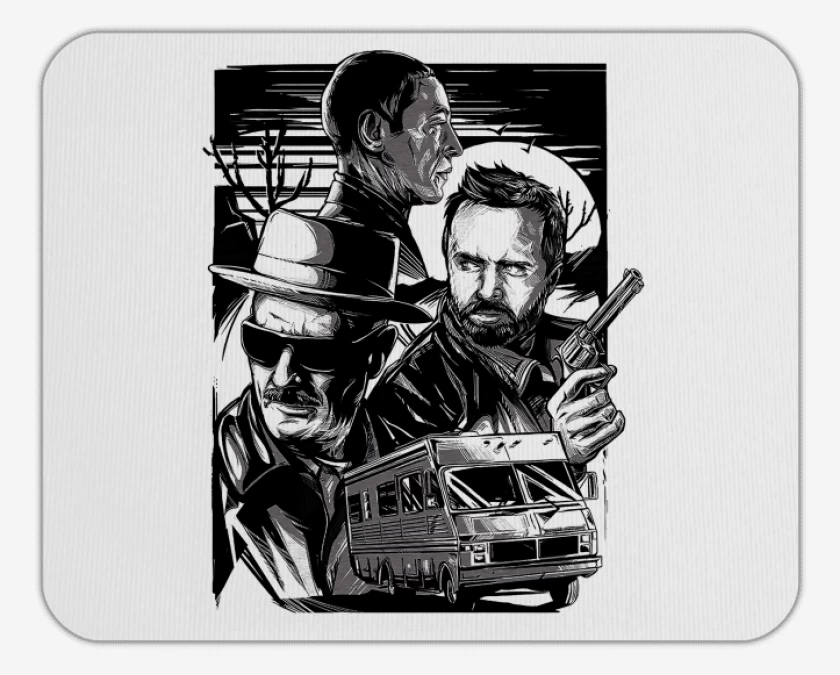 Mousepad Blanco de Breaking baaad