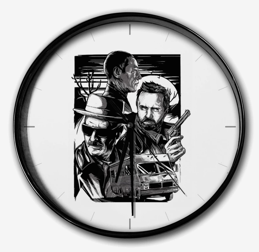 Reloj Blanco de Breaking baaad