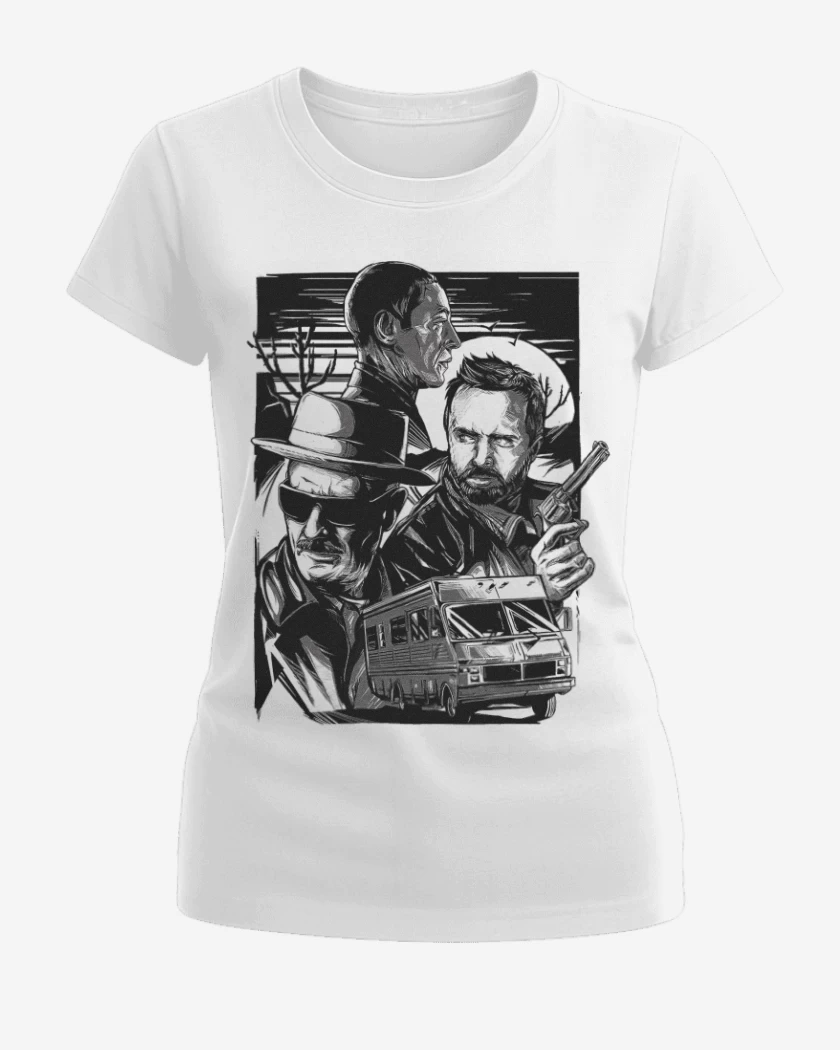 Polera de Mujer Blanco de Breaking baaad