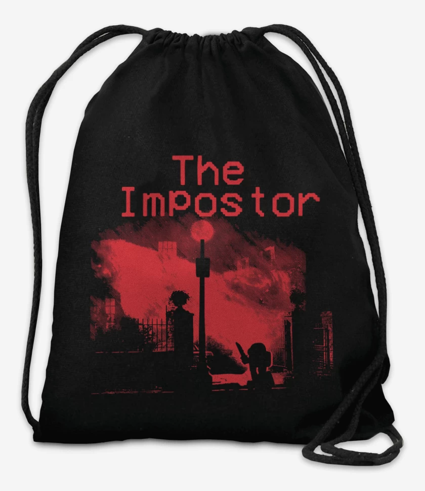 Mochila Negro de among us 3