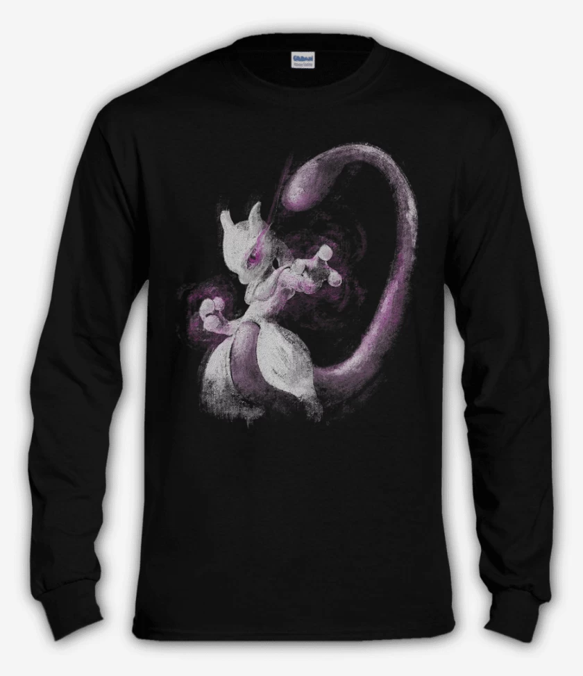 Polera manga larga Negro de Mew2