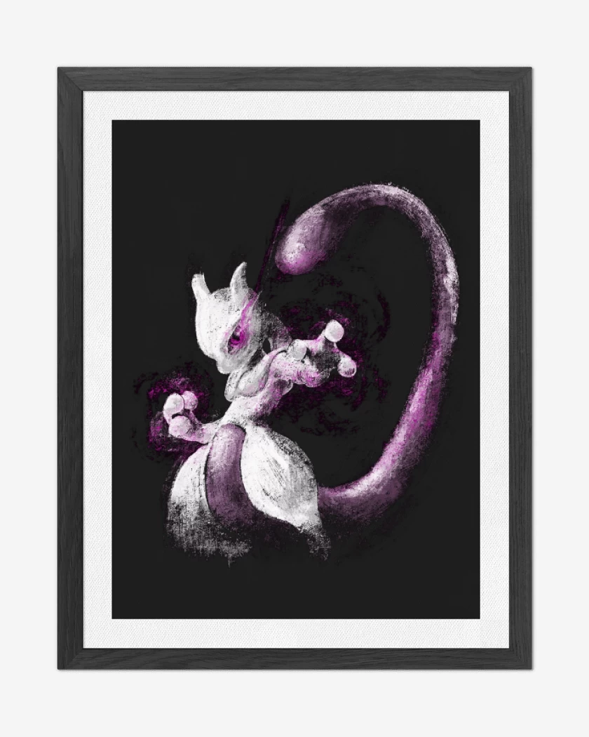 Cuadro decorativo Negro de Mew2