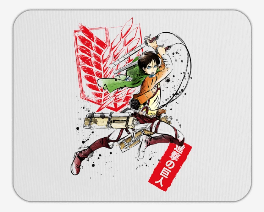 Mousepad Shingeki Eren 