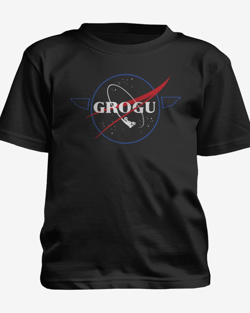 Polera de niño Negro de Nasa Grogu