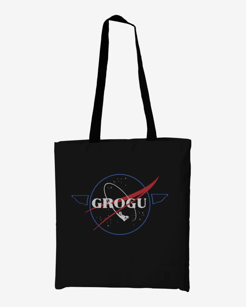 Totebag Negro de Nasa Grogu