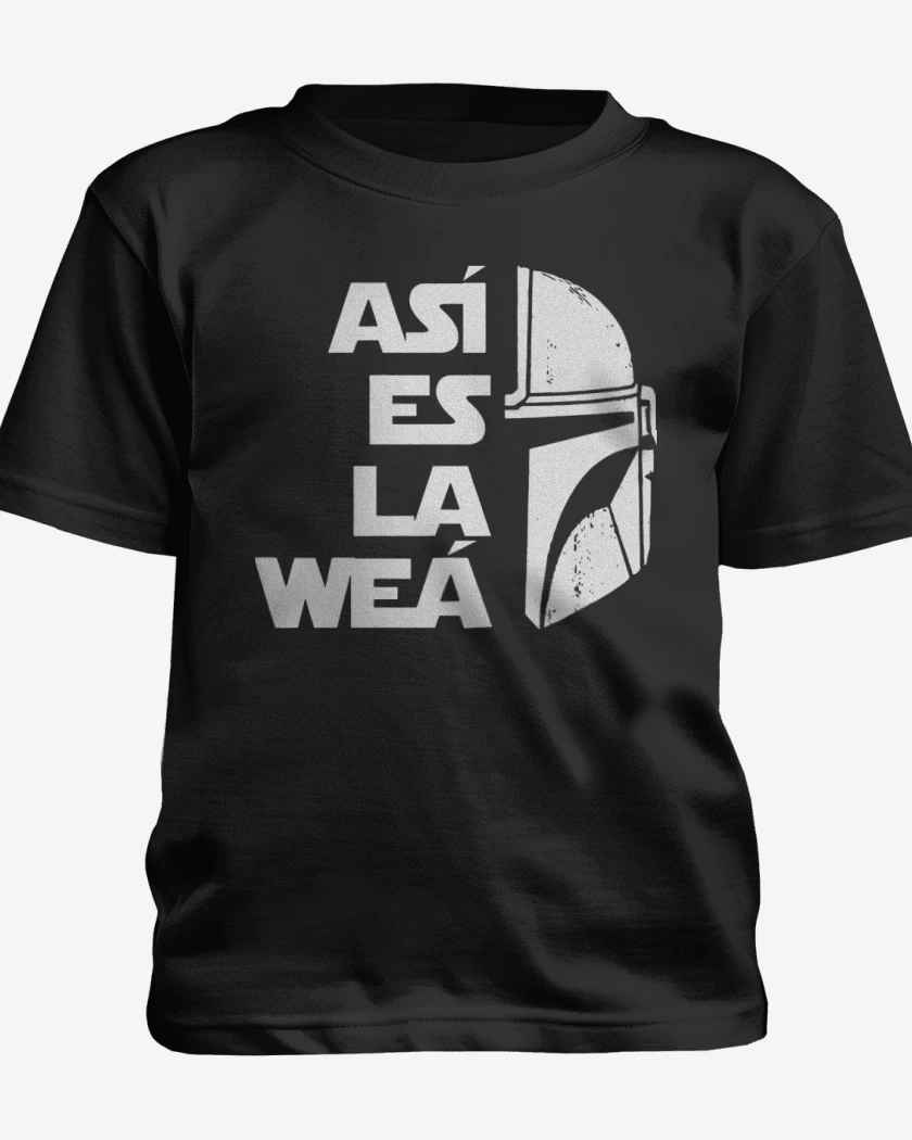 Polera de niño Negro de Asi es la weá