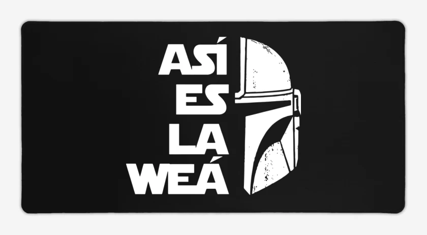 Mouse pad Gamer Asi es la weá