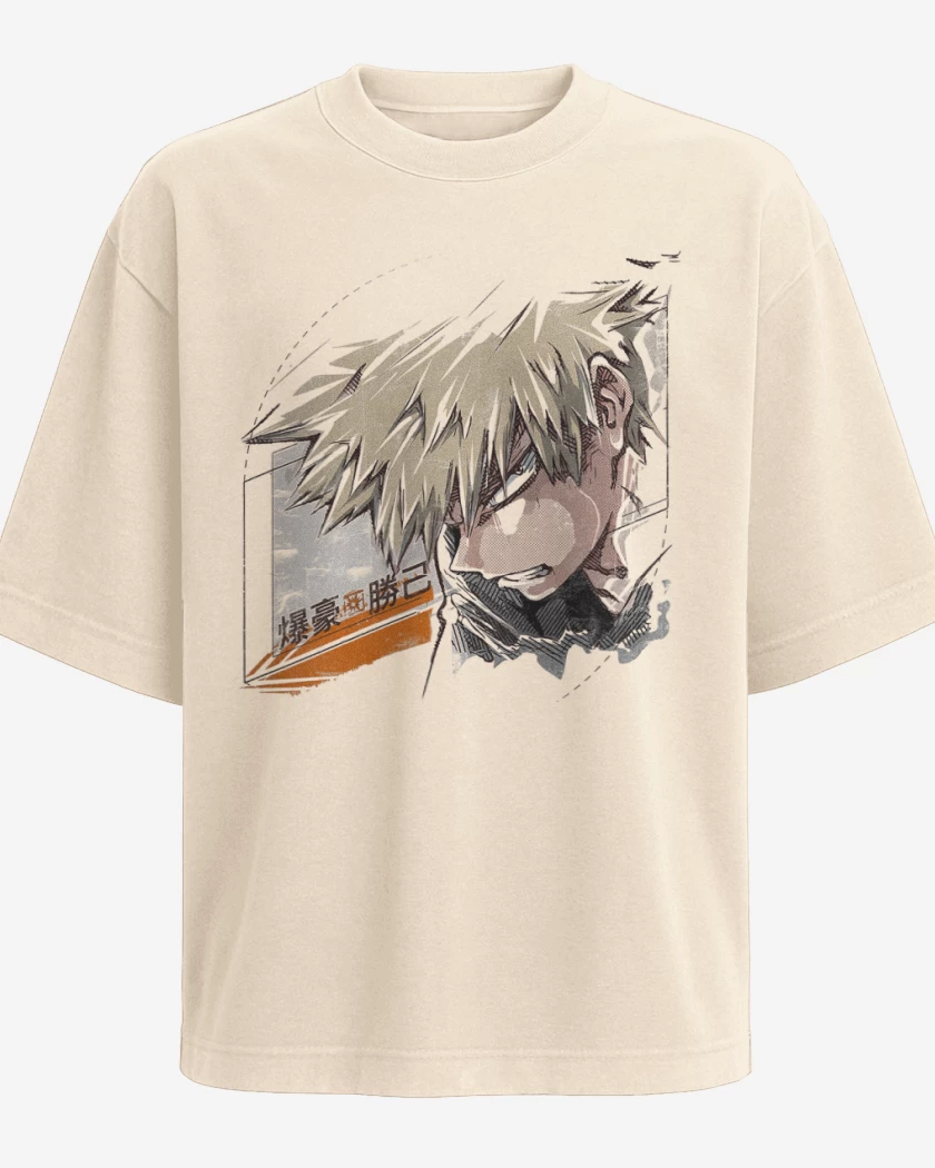 Polera Oversize Beige de Bakugo 2