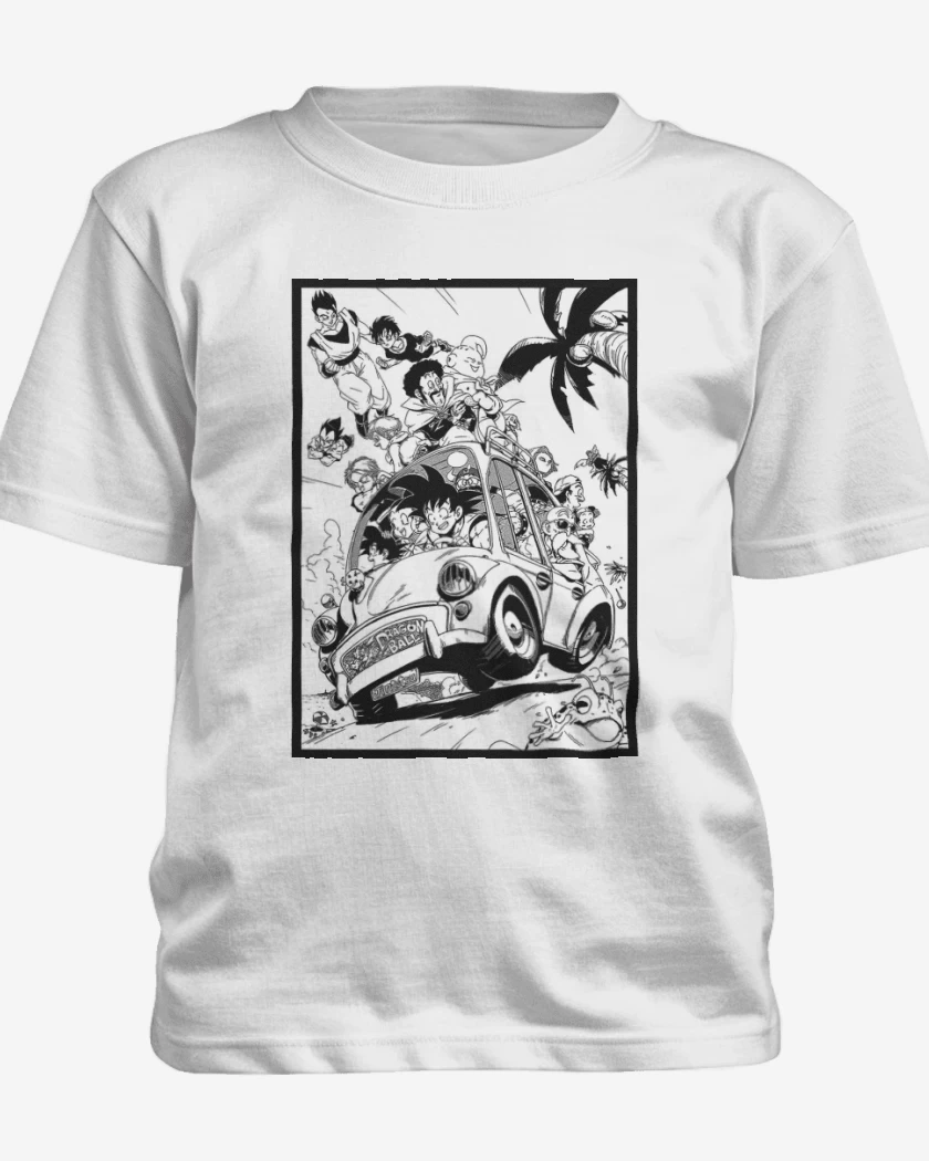 Polera de niño Goku y sus amigos