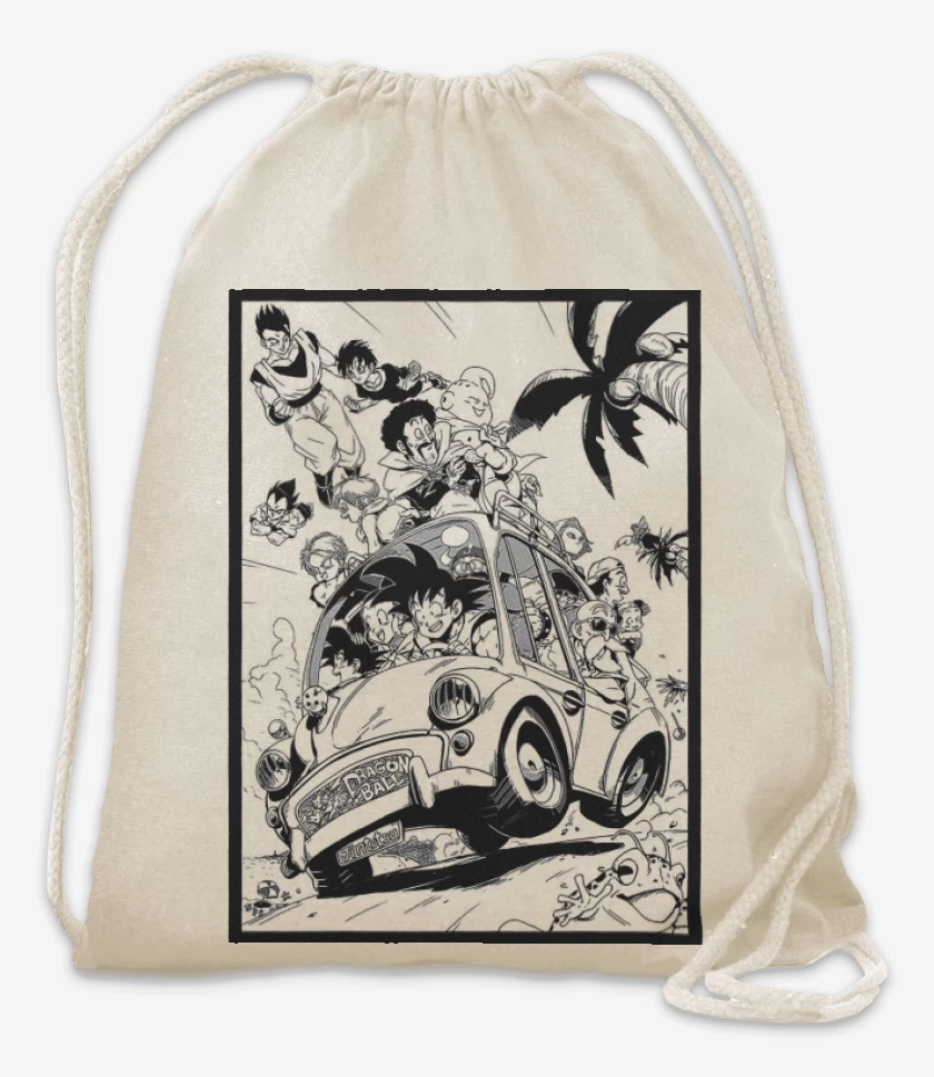Mochila Blanco de Goku y sus amigos