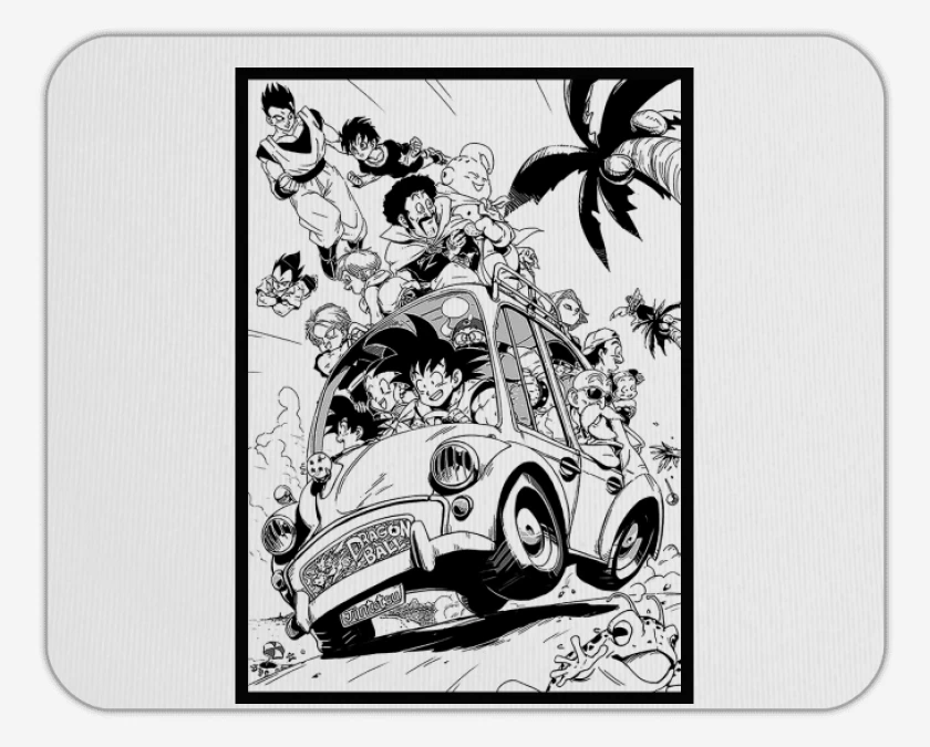 Mousepad Goku y sus amigos