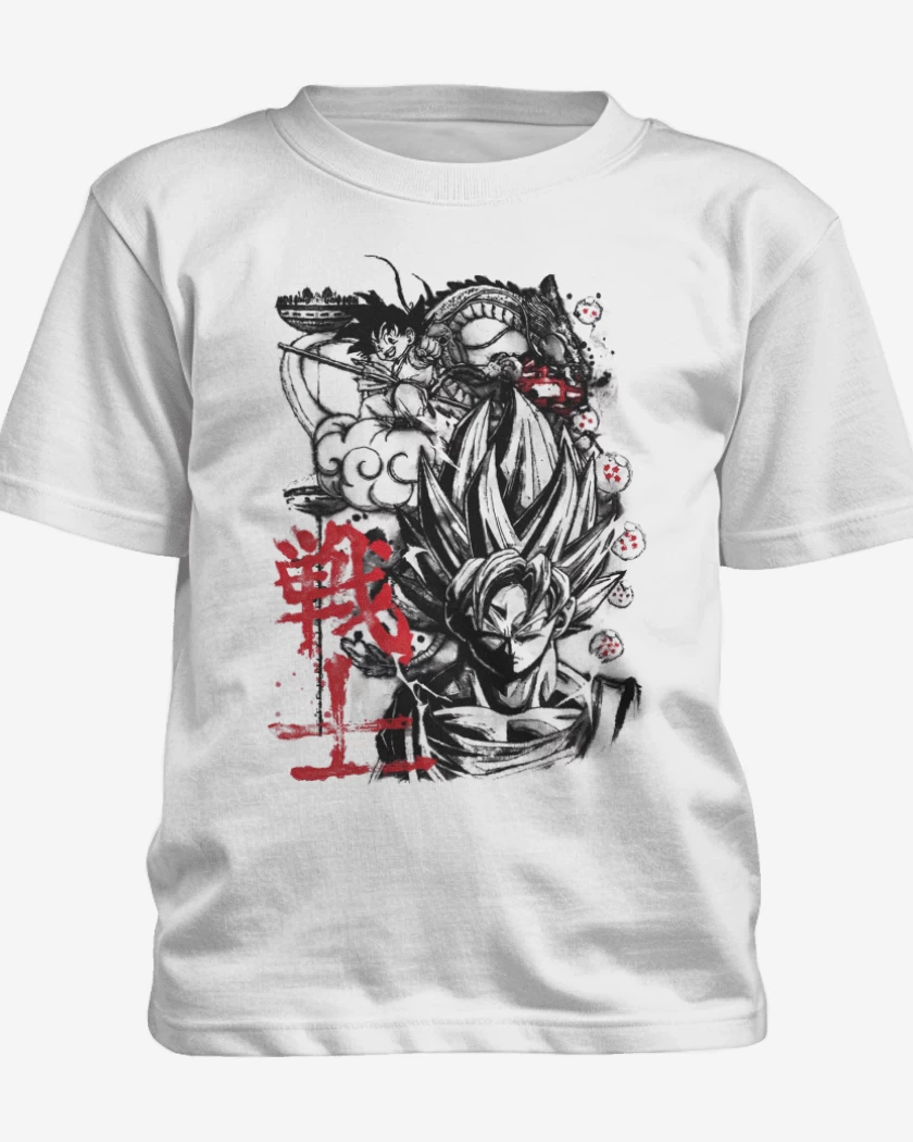 Polera de niño Blanco de Gokun