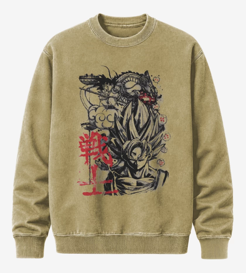 Poleron Polo Acid Wash Beige de Gokun