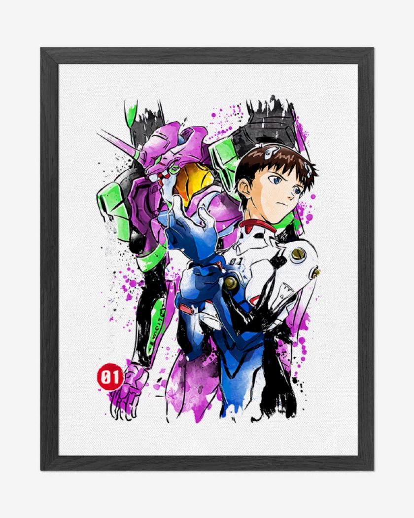 Cuadro decorativo Blanco de Evangelions