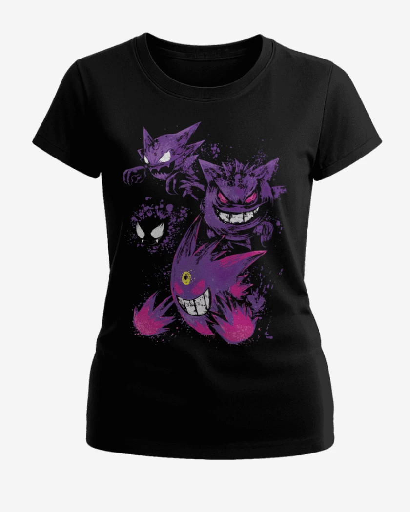 Polera de Mujer Negro de Gengars