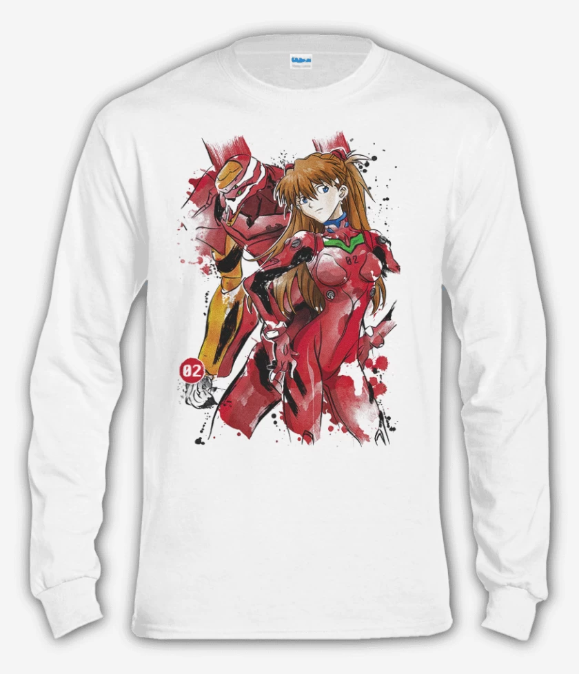 Polera manga larga Evangelions 02 