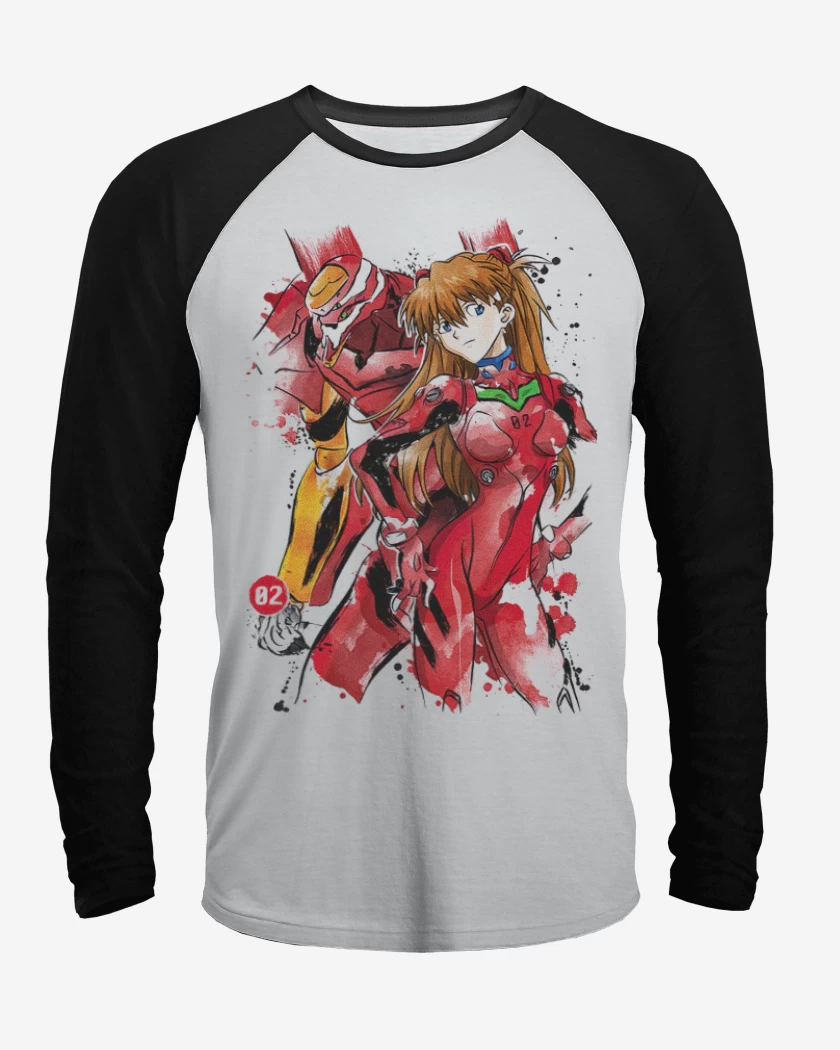 Polera Raglan Evangelions 02 