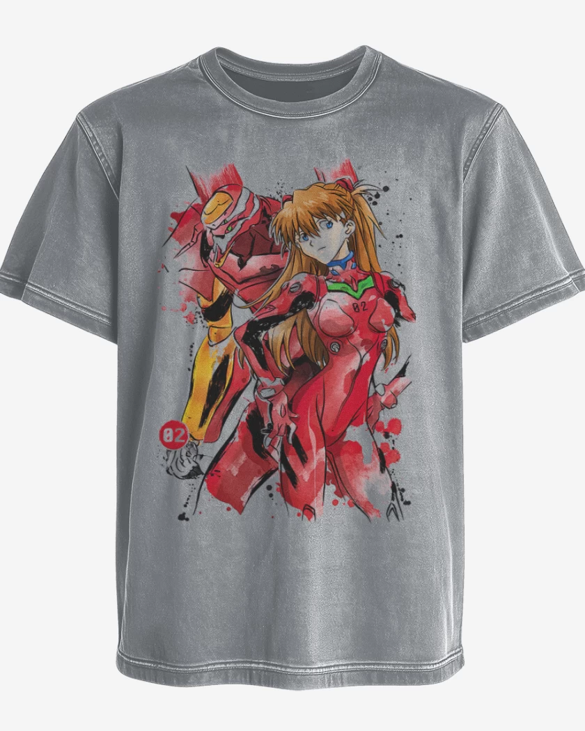 Polera desgastada Evangelions 02 