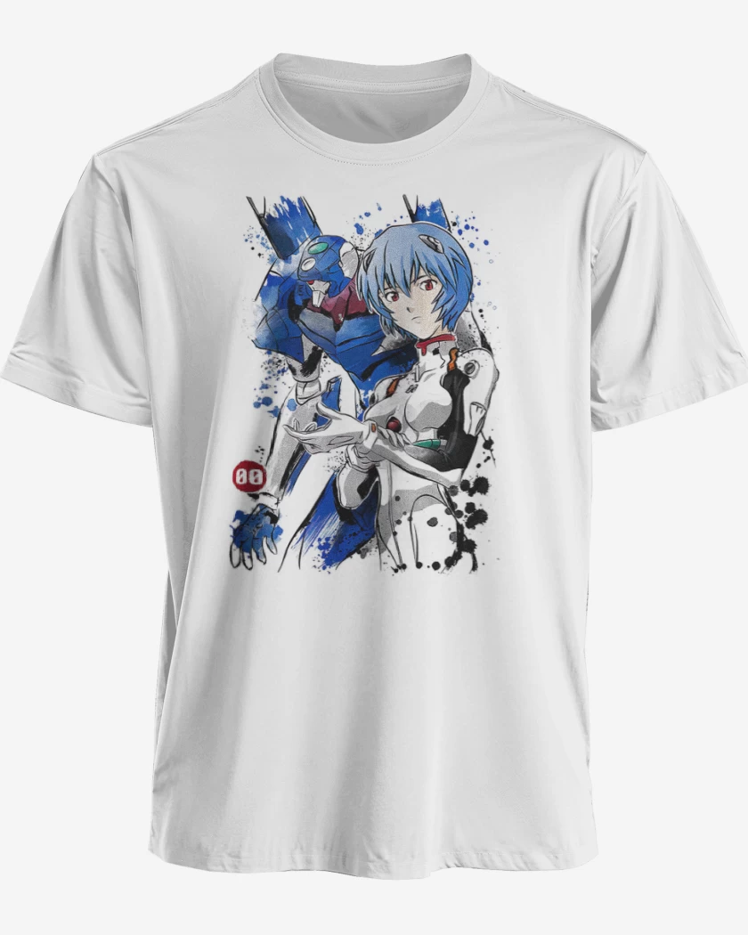 Polera premium Blanco de Evangelions 00