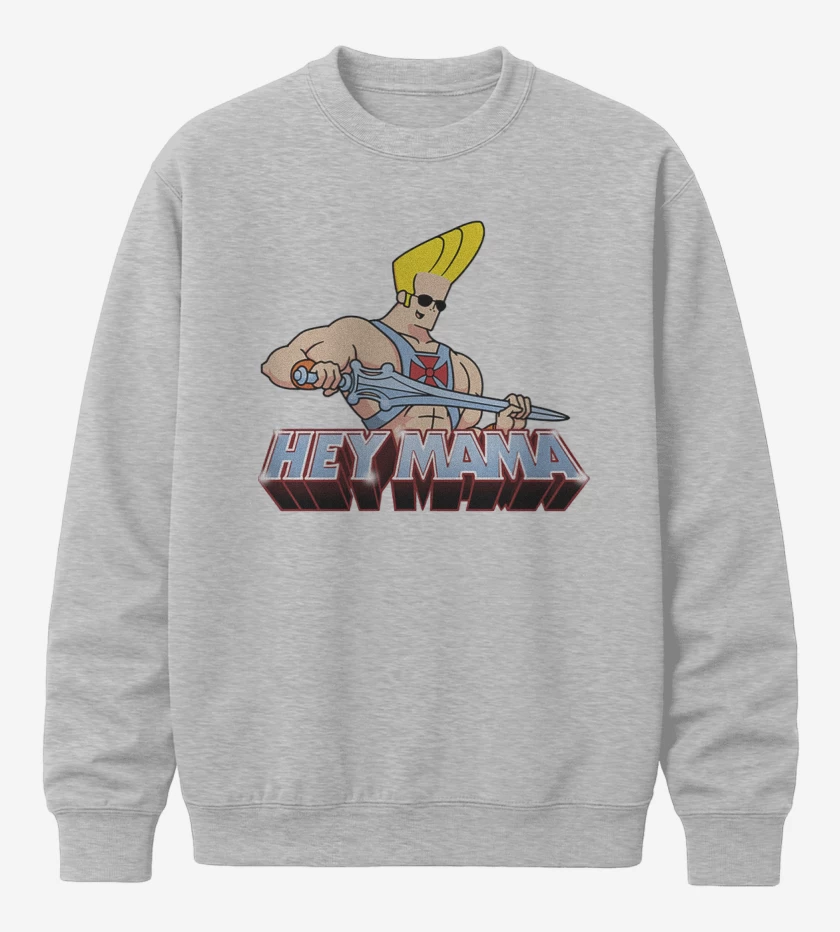 Poleron polo Gris Melange de Johnny bravo 2
