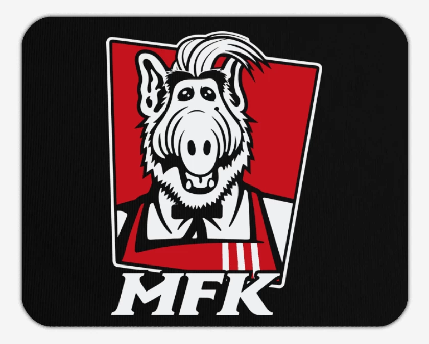 Mousepad melmac fried kitten