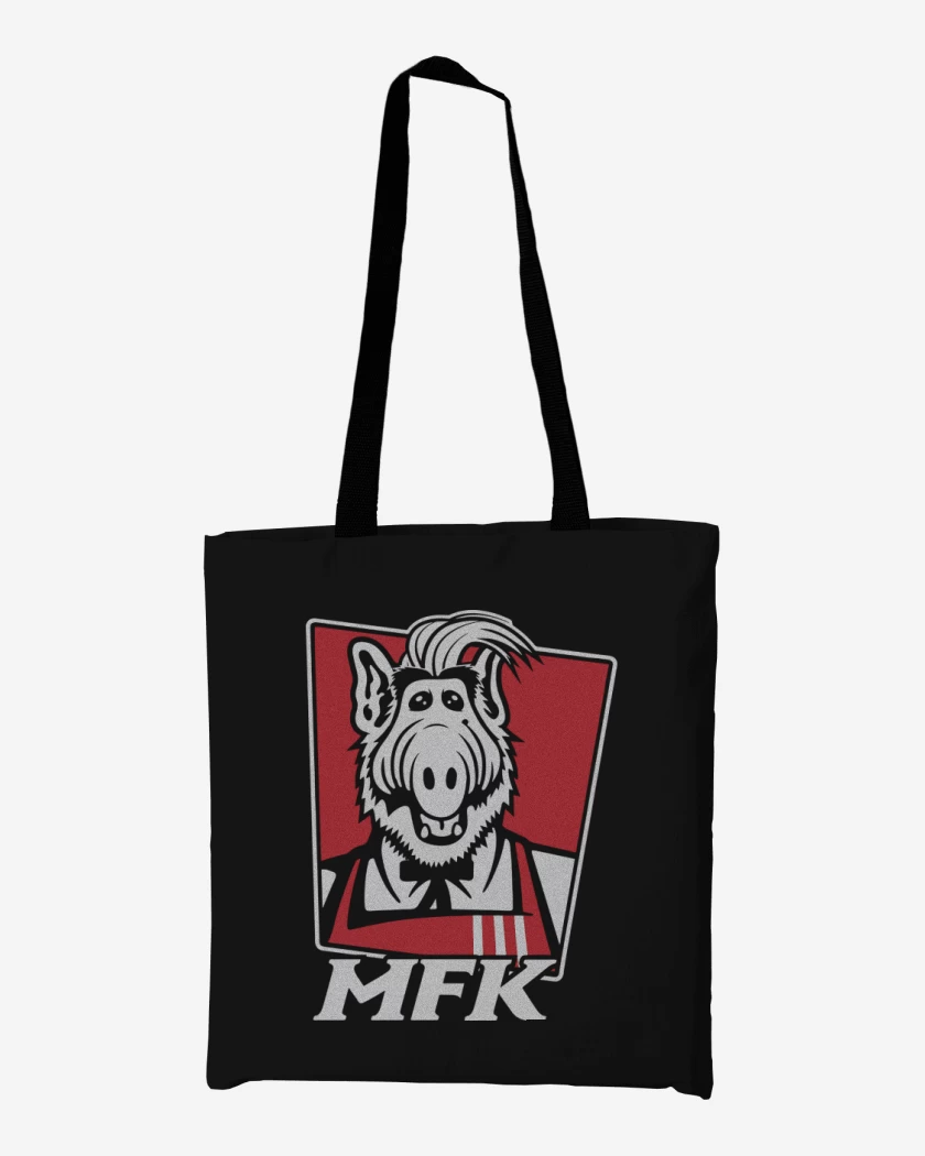 Totebag melmac fried kitten