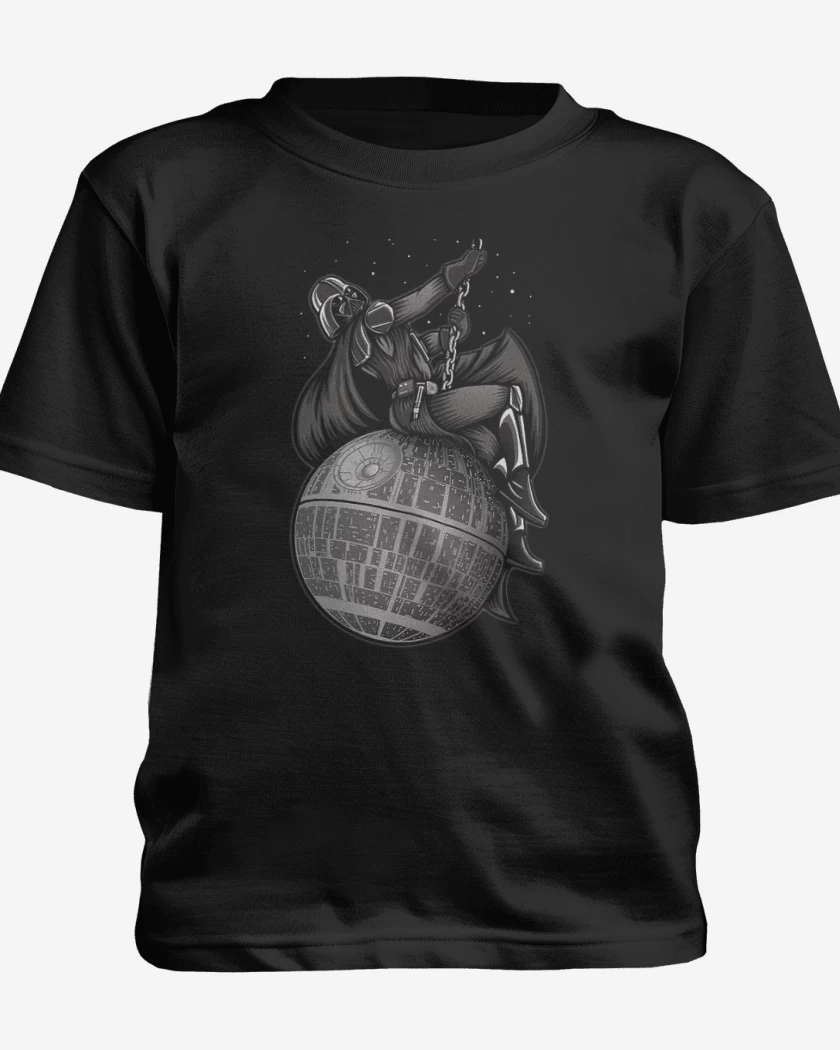Polera de niño Negro de Vader cyrus