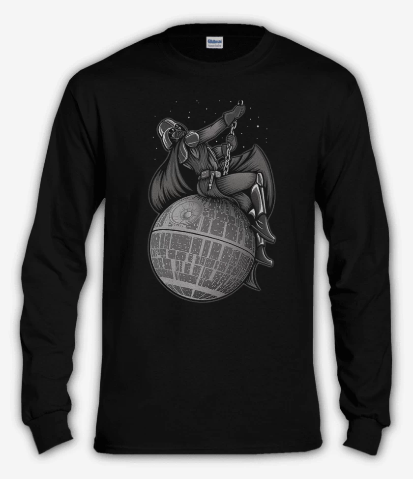 Polera manga larga Negro de Vader cyrus