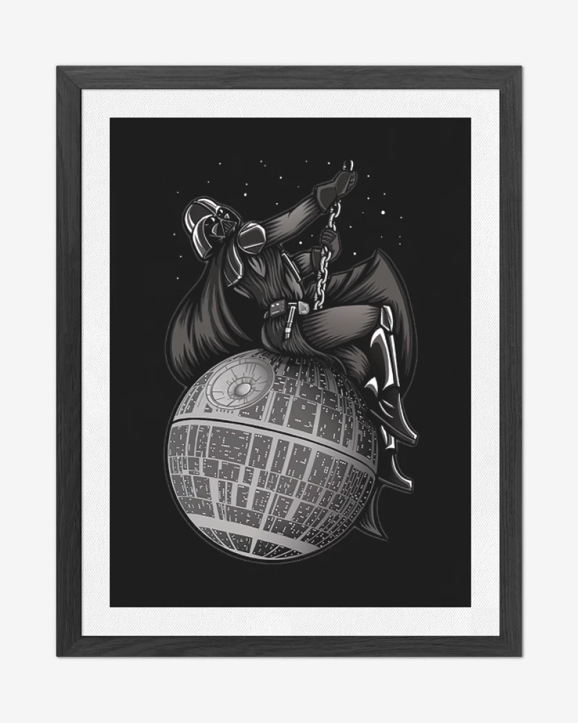 Cuadro decorativo Negro de Vader cyrus