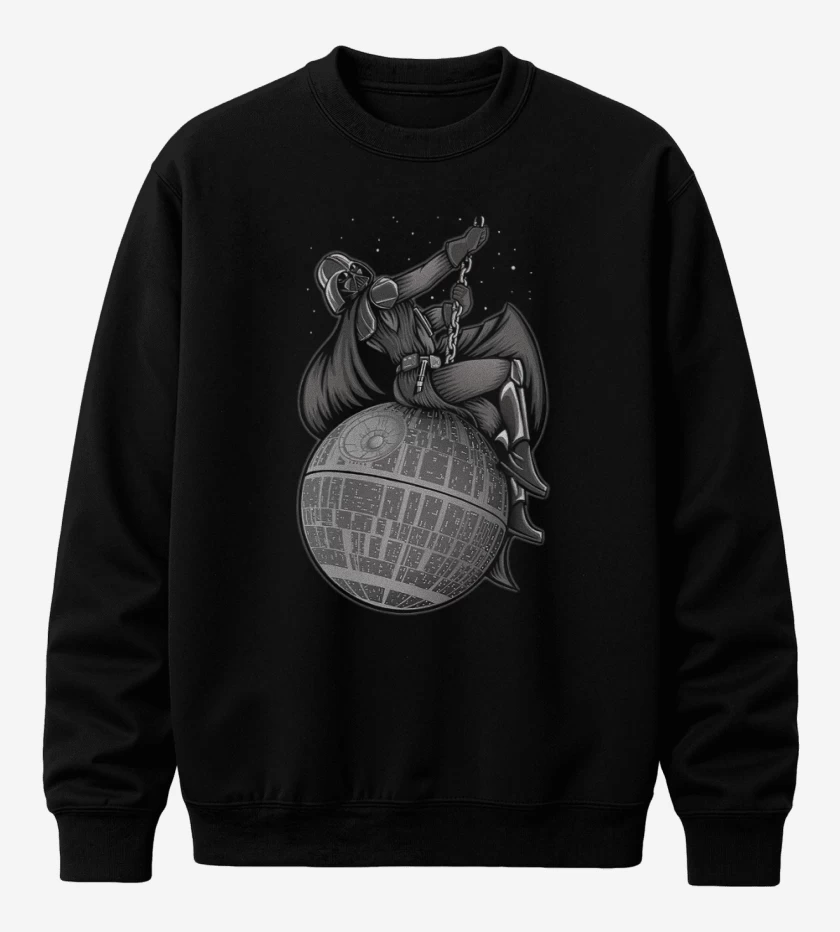 Poleron polo Negro de Vader cyrus