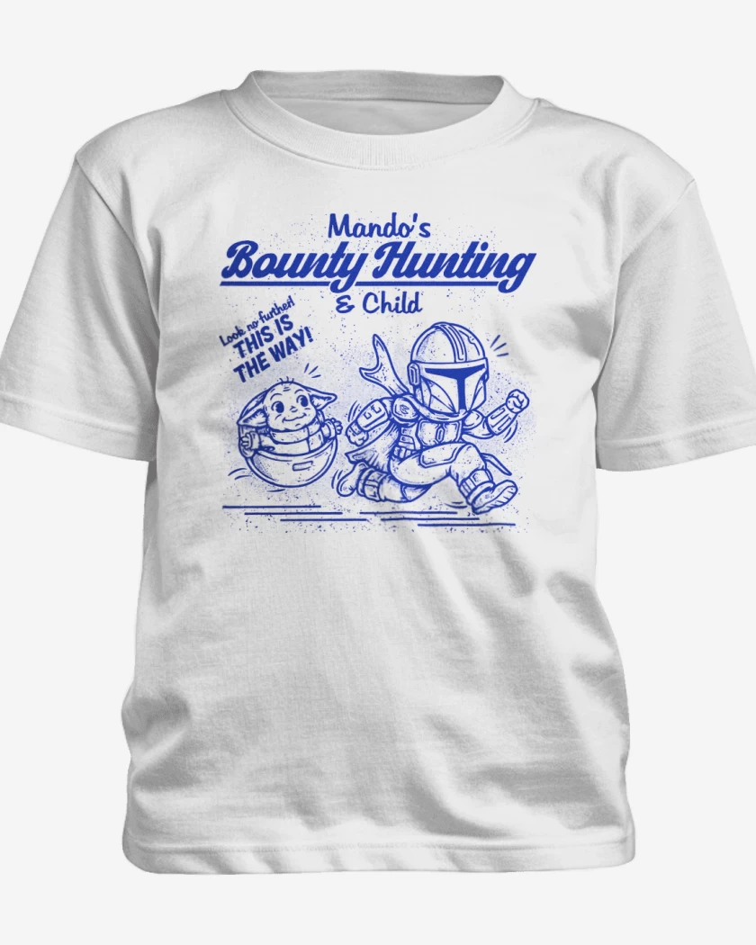 Polera de niño Blanco de Mado y grogu
