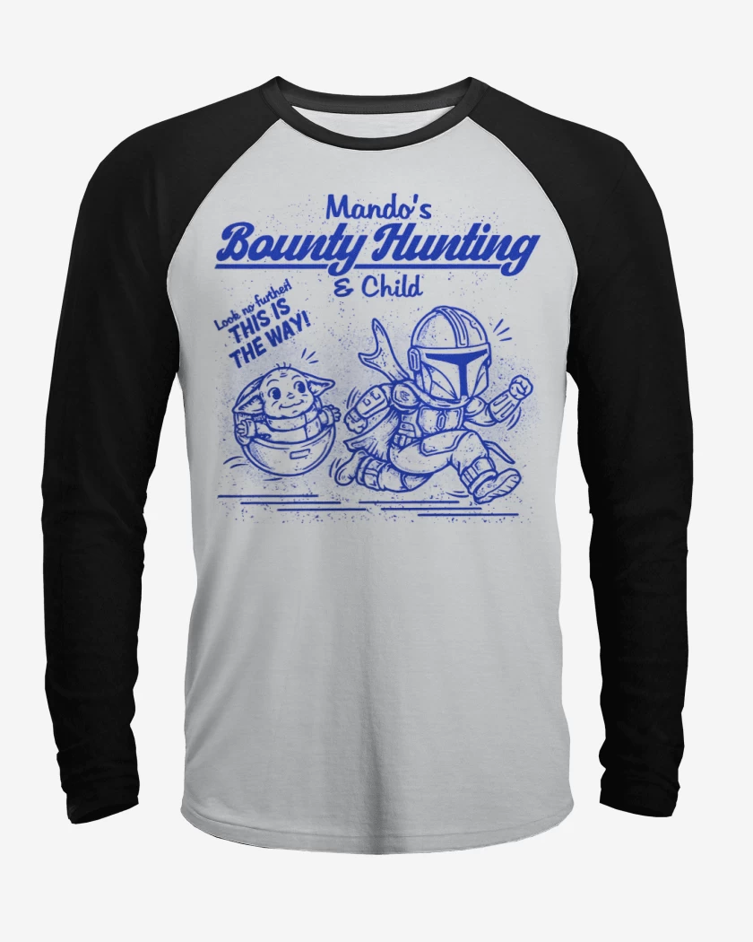 Polera Raglan Mado y grogu