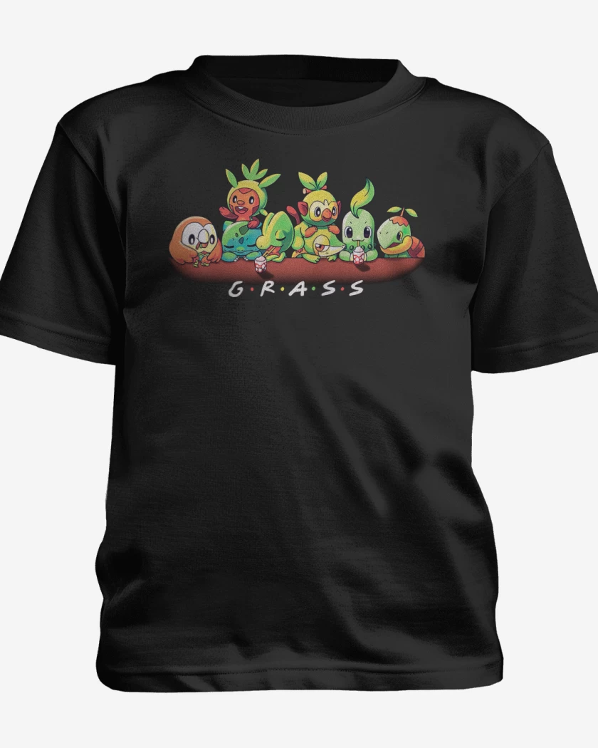 Polera de niño Negro de Tipo hierba