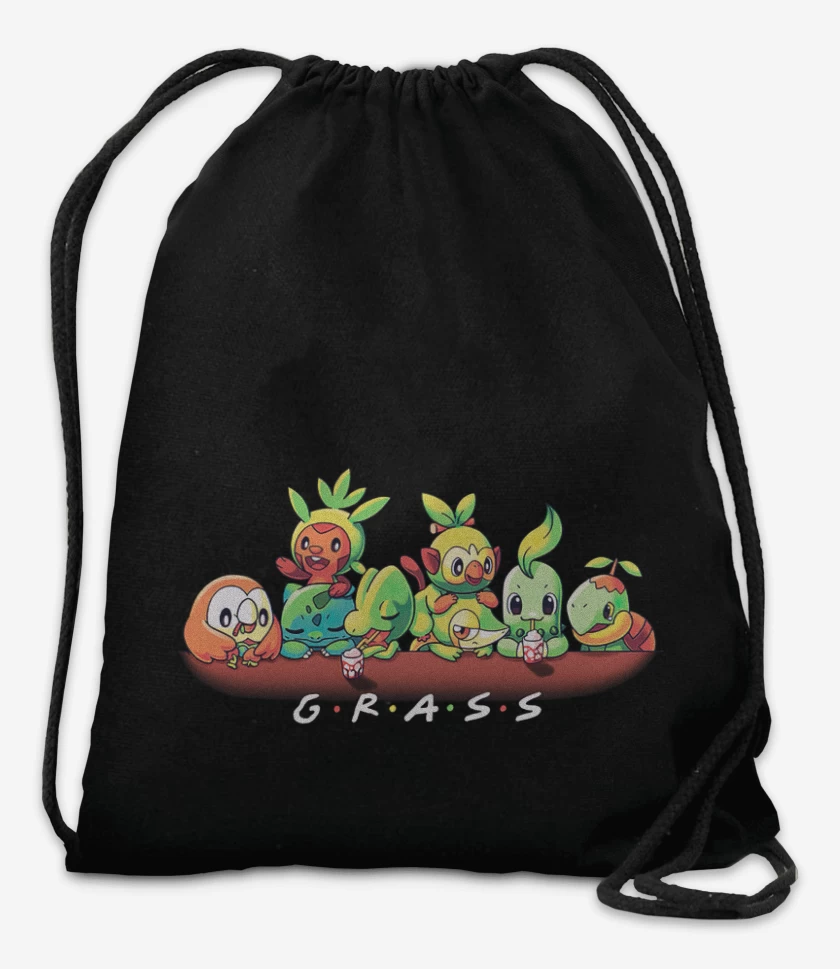 Mochila Negro de Tipo hierba