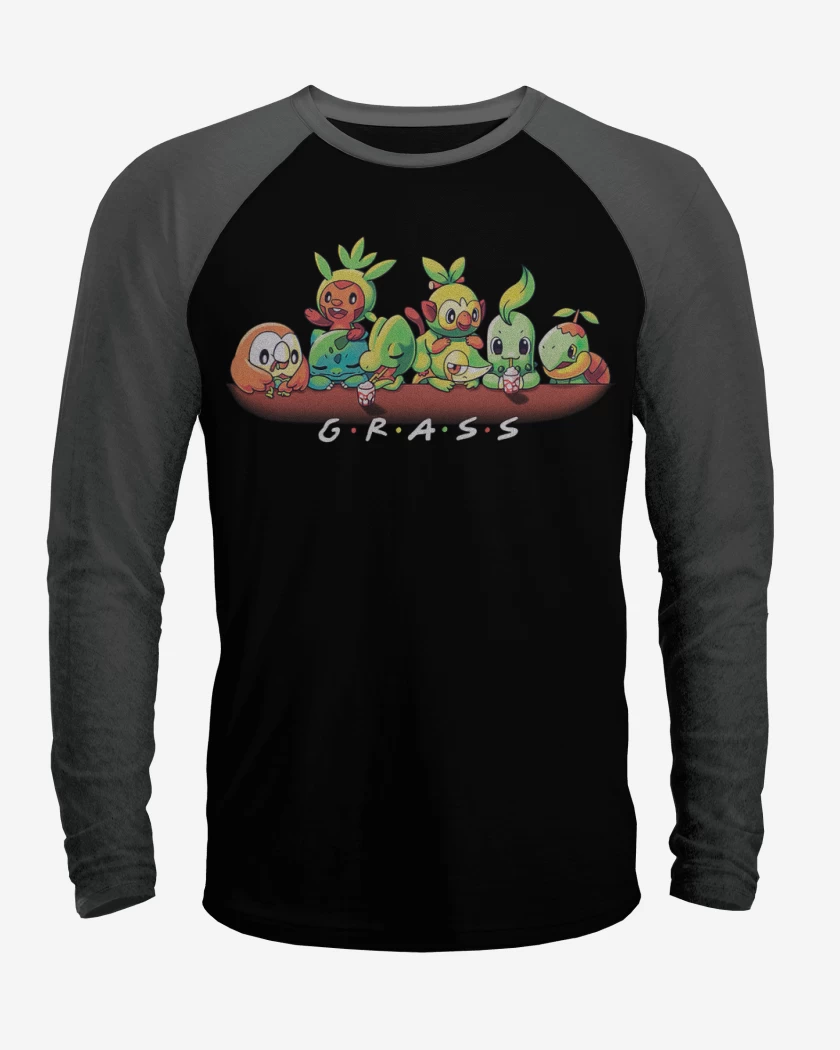 Polera Raglan Tipo hierba