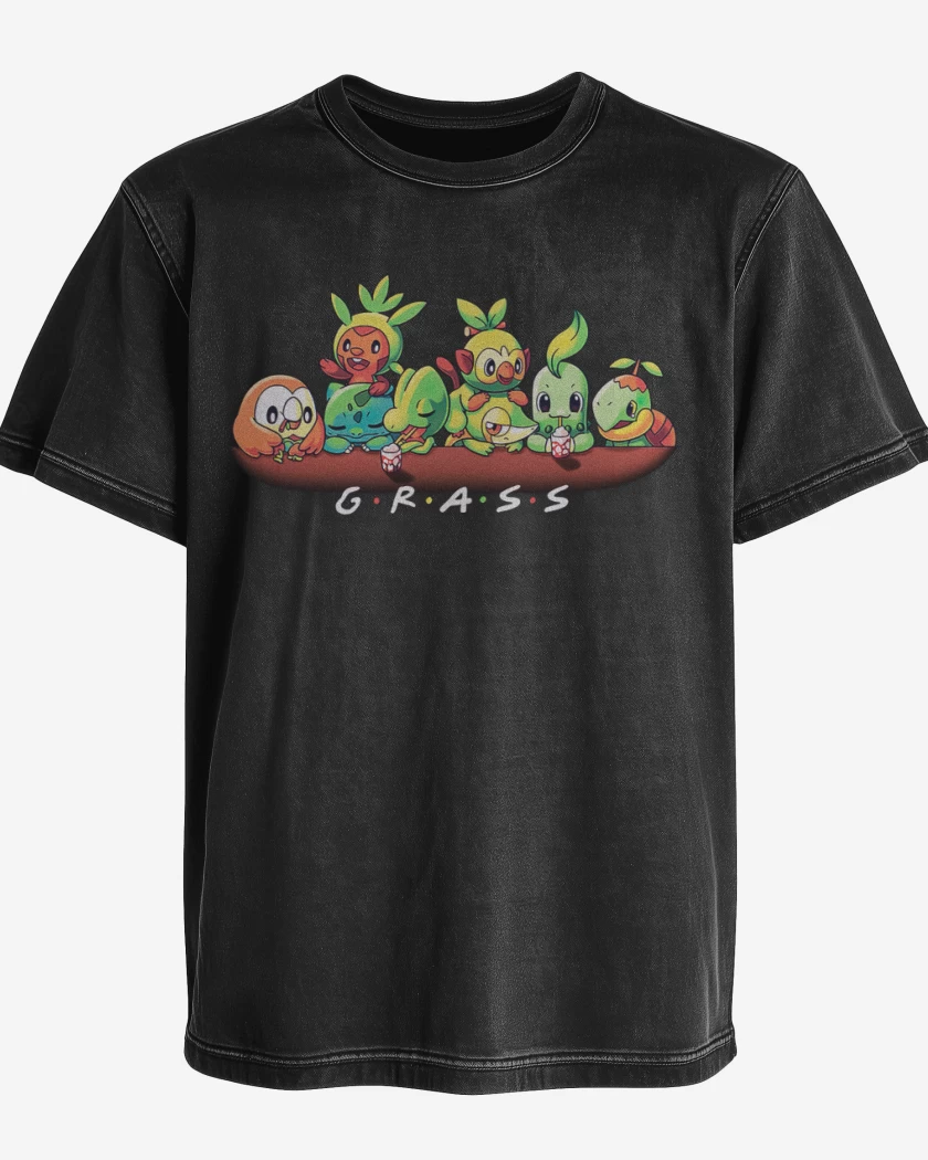 Polera desgastada Tipo hierba